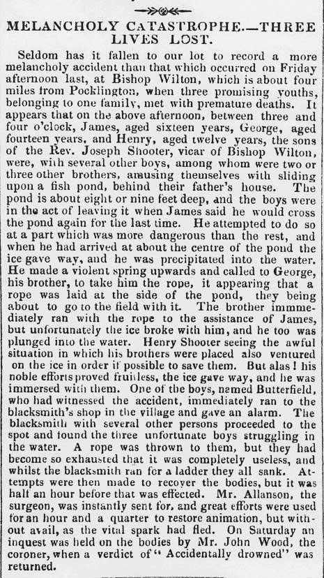 Article from the York Courant